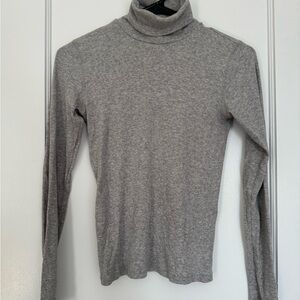 Everlane Gray Turtleneck Sweater